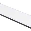 Allied Brass WS-1/22-ORB Washington Square Collection 22 Inch Glass Vanity Beveled Edges Shelf, Oil Rubbed Bronze