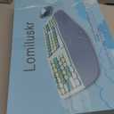 Wireless Ergonomic Keyboard and Mouse Combo with PU Wrist Rest, Carpal Tunnel Keyboard, 2.4G Colorful Split Ergo Keyboard, Comfortable Natural Typing, Compatible with PC/Laptop (Blue)