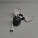 Clorox Toilet Plunger with Hideaway Holder Caddy Heavy-Duty Compact Design with Non-Skid Rubber Base for Bathroom Convenient Storage Toilet Unclogger, 6.5x19.5-Inch, White