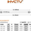 IHYCTV F21T5WW 3 ft. LED T5 Tube, 34-inch, 3000 Kelvin, Warm White, 18W, 2050 Lumens, G5 Base, Type A, Plug and Play, Operates with Compatible Electronic Ballast, 140 Degrees, 1 Piece