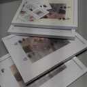 KINLINK 8x10 Picture Frame White Set of 4, Wooden Photo Frames Matted 5x7 with Plexiglass for 5x7 with Mat or 8x10 without Mat for Table and Wall Display