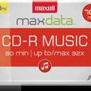 Maxell CD-R Music Spindle, Audio only, Blank Media, 50-pack(625156)