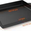 Onlyfire Universal Cast Iron Griddle for Gas Grills and Range Oven, Non-stick BBQ Flat Top Griddle with Handles for Outdoor Cooking, Tailgating, 18.6" 14"