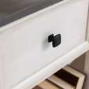 Amerdeco 10 Pack K0003MB Matte Black Cupboard Drawer Knobs Kitchen Cabinet Knobs Single Hole Cabinet Handles Dresser Knobs