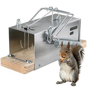 Squirrel Traps, Outdoor Heavy-Duty Squirrel Traps, Rodent Trap for Patios, 144fcfd