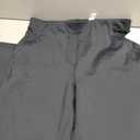 AFITNE Women's Dress Pants High Rise Flare Pull On Stretchy Work Pants Business Office Casual Slacks with Pockets 28" Black, L