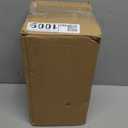 Gerrii 100 Pcs 10oz Plastic Cups Disposable Fancy Rimmed Cups Elegant Clear Drinking Tumblers for Wedding, Birthday, Halloween, Christmas, Graduation Party(Red)