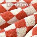 Jacquotha Ultra Soft Bath Towels 2 Pack - 520 GSM Cotton Highly Absorbent Checkered Towels Set for Bathroom Shower Pool Travel 55" x 28"(Coral)