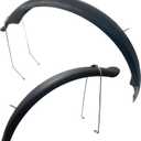Da06 & Da03 & TS60 Fenders for Bicycle, Front and Rear, 2pcs, Black