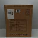 10.5 Gal Stainless Steel Touchless Sensor Trash Can with, Wide Rectangular Design, Brushed Finish  Automatic Lid, Raised Legs (Silver)