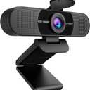 EMEET 1080P Webcam with Microphone, C960 Web Camera, 2 Mics Streaming Webcam, 90FOV Computer Camera, Plug and Play USB Web Cam for Online Calling/Conferencing, Zoom/Teams/Facetime/YouTube, Laptop/PC