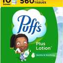 Puffs Plus Lotion Facial Tissues, 10 Cubes, 56 Tissues Per Box