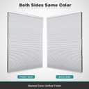 Changshade Blackout Cordless Cellular Shades for Windows,Honeycomb Blinds with Thermal Insulation,UV Protection,Child Safe,Privacy Light Control,Easy to Install37" W x 72" H,White