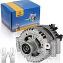 EzeXpreze Alternator 11301 Fit for BMW 2008-2013 3.0L For BMW 323i 2007-2009 2.5L For BMW X3 2007-2009 3.0L ABO0391 12-31-7-550-968 12V 180Amp CW 6 Groove Clutch Pulley VBO0391 400-24214 400-24287