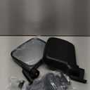 SAUTVS Adjustable Rearview Side Mirrors for Polaris Ranger XP 1000/ Ranger 1000/ Crew 2018-2025, Folding Clear Rear View Side Mirrors Accessories(2PCS)