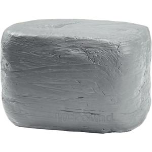 ReArt Natural Air-Dry Clay, for Sculpting, Wheel Throwing, Hand Building, All-Purpose Modeling Clay 10lbs for Sculpting (Gray 10LBs)