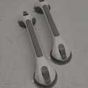 TAILI Grab Bars for Bathtubs and Showers 2 Pack Suction Grab Bar, Heavy Duty Shower Handle Removable Bath Handrails for Seniors and Elderly, Bathroom Safety Grip No Drilling Waterproof,Grey (16.8", Gray)