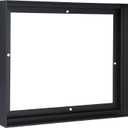Metal Floating Frame for Canvas Paintings,DIY Canvas Frames with 0.75"-0.9" Deep,Floater Frame for Art Prints Wall Decor(24"x48",Black)