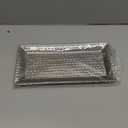 Monarch Abode Decorative Tray  12-Inch Hand Hammered Nickel Finish Metal Bathroom Tray Countertop, Vanity Trays Organizer, Perfume Plate for Dresser, Kitchen Countertop Small Fruit Platter