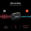Fosi Audio Box X1 Phono Preamp for MM Turntable Mini Stereo Audio Hi-Fi Phonograph/Record Player Preamplifier with 3.5MM Headphone and RCA Output with DC 12V Power Supply