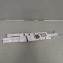 White Tension Curtain Rod for Windows 28 to 48 inch, Adjustable Expandable Pressure Spring Curtain Rod No Drilling, 7/8" Curtain Rod for Bedroom Doorway Closet Door