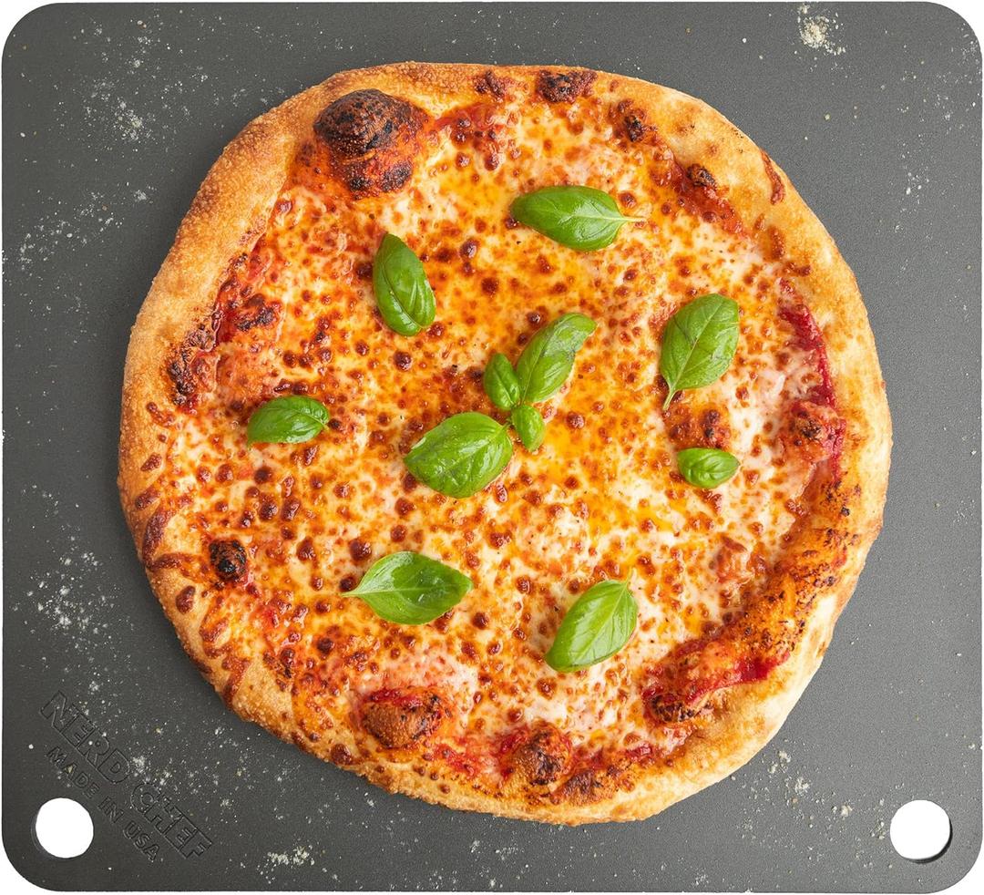 NerdChef Steel Stone - High-Performance Baking Surface for Pizza .50" Thick - Ultimate