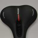 Wittkop Bike Seat I Bicycle Seat for Men and Women, Waterproof Bike Saddle with Innovative 5-Zone-Concept I Exercise Bike Seat for BMX, MTB & Road