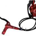 Mountain Bike Hydraulic Disc Brake Set, Front & Rear MechanicalDisc Brake Kit Fit Bicycle MTB XC Trail, e-Bike, Fat Bike, Upgrade kit (Red - Right Front & Left Back)