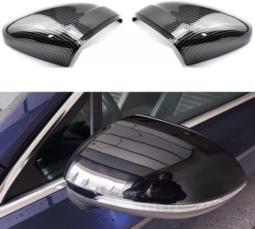 Cakievro For VW Passat B8 Caps 2016 2017 2018 2019 2020 Side Mirror Covers (carbon fiber)