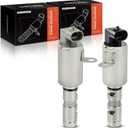 A-Premium 2-PC Left and Right Engine Variable Valve Timing (VVT) Solenoid Compatible with Hyundai Santa Fe 2006-2009 & Kia Optima/Magentis 2006-2010, Rondo 2007-2010, 2.7L