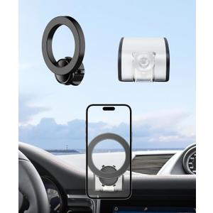 Car Phone Holder for 2015-2025 Porsche Macan 2019-2023 Porsche Cayenne Accessories, 360 Rotation Phone Mount Compatible with MagSafe, Cell Phone Holder Does Not Affect Air Vent