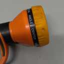 Giraffe Tools Garden Hose Nozzle 9 Adjustable Spray Modes Water Gun for Garden Hose Reel, Car Washing, Watering, Dog Washing PRO Model (black and orange)