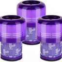 3 Pack V15 Filter Replacement for Dyso.n V15 Detect V11 Animal V11 Torque Drive Cordless Vacuum, Compare to Part # 970013-02