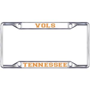 Tennessee Volunteers White License Plate Frame