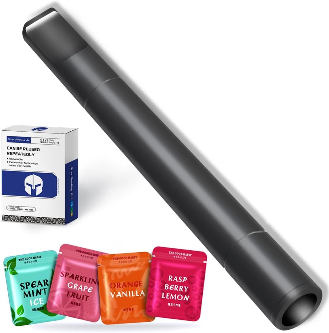 Smoking Cessation Treatments - Natural Herbal Air Stick - Quit Bad Habit Air Device - Upgraded Version Smokeless Inhaler | Flavored Air Diffuser Refreshing Support Smokeless Inhaler - 4 Pcs