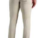 Haggar Mens Sport Travel Performance Athletic Fit Flat Front Stretch Casual Pant, 36Wx29L