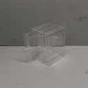 RANIT Acrylic Jewelry Storage Box Earring Display Stand Organizer Holder with 3 Vertical Drawer Transparent