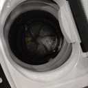 BLACK+DECKER 0.9 Cu. Ft. Portable Washer, 6.6 lb. Capacity Washing Machine for Homes & Apartments, 5 Wash Cycles, Quick Connect Sink Adapter and Drain Hose Included, Transparent Lid, BPWM09W, White