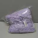 Peomeise 50pcs Lavender Spandex Chair Sashes with Buckle Slider for Wedding, Party Decoration