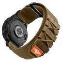 Bandletic Compatible with Garmin Instinct Watch Bands, Rugged Tactical Nylon for Fenix 8 47mm/7/6 Pro/5 Plus, Quick Fit 22mm Strap Fit for Forerunner 970/965/955/Approach S70/S62/S60/Epix 2 Pro/Quatix