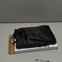 Airplane Foot Hammock, No Collapse Foot Rest for Plane Travel with Extended Adjustment Strap, Portable Desk Foot Hammock with Thickened Foam, Foot Sling Travel Essentials to Relax Your Feet (1 Pc Black)