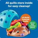Learning Resources Spike The Fine Motor Hedgehog - Toddler Montessori Toys, Stacking Shape, Gifts For Boys And Girls, Sorting And Matching Skill Activities, Educational Games, Kindergarten