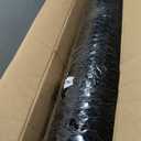 48in x 150ft Chicken Wire, Black Poultry Wire Netting, Hexagonal Galvanized Mesh, Outdoor Anti-Rust Surface Plastic Coating, Garden Fence Animal Barrier for Pet Rabbit Chicken Fencing