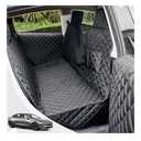 PETICON Dog Seat Covers for Tesla Model 3 & Y Back Seat with 2 Pack Door Protectors, 100% Waterproof Dog Hammock for Tesla with Mesh Window & Headrest Protection Prevents Scratches and Scuffs