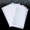 9 Sheets AB Iron on Rhinestone Sheets for Heat Press, Hot Fix Crystals Rhinestones, Flat Round Diamond Patches Glitter Gems Stickers for T-Shirts, Denim, Clothing DIY