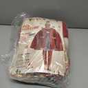 Costume for Adult Women Girls Christmas Dress with Blonde Wig Cosplay Party Suit Outfit Red Cape (Large-X-Large)