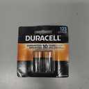 Duracell CR123A 3V Lithium Battery, 2 Count Pack, 123 3 Volt High Power Lithium Battery, Long-Lasting for Home Safety and Security Devices, High-Intensity Flashlights, and Home Automation