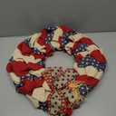 20 Inch 4th of July Wreath Patriotic Burlap Wreaths for Front Door Red Beige Blue Memorial Day American Flag Wreath with Bowknot 4th of July Decorations Outdoor