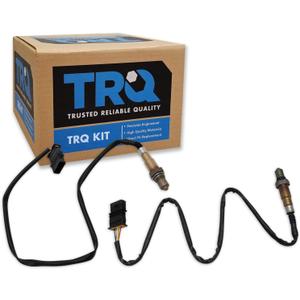 TRQ 2 Piece Set O2 Oxygen Sensor Compatible with 2011-2013 BMW 135i, 2011-2013 BMW 335i, 2011-2012 BMW 535i xDrive, 2011-2017 BMW X3, 2012-2013 BMW 640i