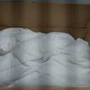 Bedsure Comforter Duvet Insert - Quilted Comforters Queen Size, All Season Duvet, GentleSoft Down Alternative Bedding Blanket, with 8 Tabs, Gifts for Women/Men, White, Queen 88 x 88 Inches